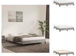 Vidaxl Struttura Letto Grigio Chiaro 140X200 Cm In Velluto - Letti E Strutture Letto