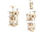 Vidaxl Tiragraffi Per Gatti In Sisal 125 Cm Beige - Tiragraffi
