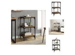 Vidaxl Libreria In Rovere Affumicato 40X33X70,5 Cm Materiale A Base Di Legno E Acciaio - Librerie E Scaffali