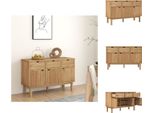 Vidaxl Credenza Otta 114X43X73,5 Cm Pino Massiccio - Credenze