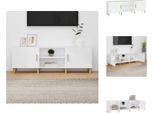 Mobile Tv Vidaxl Bianco 150X30X50 Cm In Legno - Mobili Tv