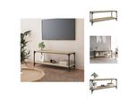 Mobile Tv Vidaxl Rovere Sonoma 100X33X41 Cm Materiale A Base Di Legno E Acciaio - Mobili Tv
