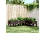 Maison Exclusive - Fioriera Con Piedini Marrone 160X120X42 Cm Pp