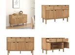 Vidaxl Credenza Otta 114X43X73,5 Cm In Pino Massiccio - Credenza - Credenze - Cassettiera - Credenza