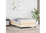 The Living Store Rete Crema 90X200 Cm Tessuto
