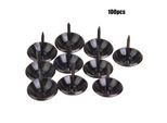 100 Pezzi Chiodi Per Tappezzeria, Testa 19MM, Ciano, Bronzo, Ferro, Chiodi Per Mobili, Accessori Decorativi Per Mobili, [19 X 23Mm]