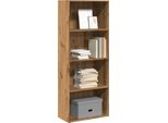 Maison Exclusive - Libreria In Rovere Artigianale 60X30X152 Cm Materiale Ligneo
