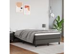 Vidaxl Materasso A Molle Insacchettate Grigio 120X200X20 Cm In Pelle Finta - Materasso A Molle Insacchettate - Materasso A Molle Insacchettate - Mobili Per La Camera Da Letto