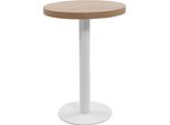 The Living Store Tavolo Da Bistrot Marrone Chiaro 60 Cm Mdf