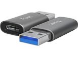 Trust Trust Calyx Usb Tipo-C Usb Tipo-A Grigio