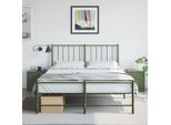 Maison Exclusive - Comodini 2 Pz. Verde 34,5X39X44 Cm Acciaio