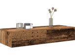 Maison Exclusive - Mensola A Muro Con Cassetti Effetto Legno Antico 100X36X19 Cm