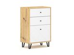 Mobile Anticamera Oak Bilbao Artisan - Bianco Opaco 63,4 Cm