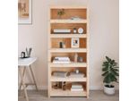 Maison Exclusive - Libreria 80X35X183 Cm In Legno Massello Di Pino