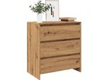 Maison Exclusive - Credenza In Rovere Artigianale 70X41X75 Cm Materiale Ligneo