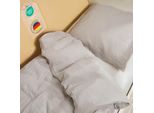 Biancheria Da Letto Per Bambini Laleni 200X135 Cm E 80X80 Cm In Cotone, Mussola In Grigio