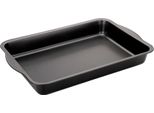 Teglia Da Forno Ibili-Moka, Acciaio Al Carbonio, 28X18X4 Cm, Nera