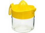 Spremiagrumi Koopman Excellent Houseware, Vetro, 7,5X12 Cm, Trasparente/Giallo