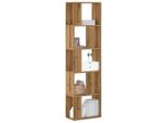 Maison Exclusive - Libreria 5 Ripiani Rovere Artisan 45X23,5X162,5 Materiale Ligneo