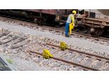 Chiodi Per Binari Noch®, 0,7 X 0,3 Cm, 10 Pezzi Per Binari Ferroviari A Scartamento H0, Perfettamente Colorati A Mano E In Miniatura 3D