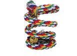 Corda Di Cotone Colorata Appesa Per Uccelli, Imbracatura Per Pappagalli, Giocattolo Da Masticare E Arrampicare
