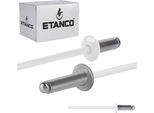 Rivetti Aperti In Alluminio 3,2X8Mm RAL9010