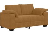 Vidaxl Divano A Due Posti In Velluto Marrone 120 Cm