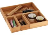 Tendance | Organizzatore Per Cassetti - 30 X 16 Cm - 4 Pezzi - Bambù - - Naturale