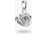Ciondolo Con Fiore Di Rosa In Argento - Thomas Sabo Modello: CC1263-001-21