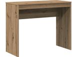 Syfax™ Scrivania Rovere Artigianale 90X40X72 Cm In Legno Multistrato