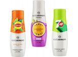 3 Sodastream-Konzentrate. Lipton Tè Freddo Pesca + Pompelmo Della Passione + 7Up Gratis