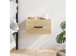 Maison Exclusive - Comodino Da Parete In Rovere Sonoma 35X35X20 Cm