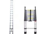 Scala Telescopica Per Soppalco Zico - 440 Cm - Scala Pieghevole Ed Estensibile In Alluminio - Portatile E Compatta - EN131 - Max. 150 Kg