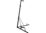 Supporto Regolabile Per Sacco Da Boxe - Capacità 60 Kg - Supporto Triangolare - Nero - Altezza 182-230 Cm