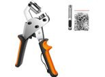 Set Di Utensili Per Occhielli Tavien - Pressa Per Occhielli Da 3/8 Di Pollice - Utensile Manuale Da 10 Mm Con 500 Occhielli Argentati - Per Teloni E Abbigliamento