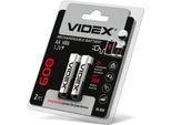 Batteria Ni-Mh Videx HR6/AA 600Mah Doppio Blister (2 Pz.)