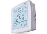 Termostato Ambiente Digitale Emos Con Opentherm, Programmabile, Cablato, 2 Batterie Da 1,5 V, Per Riscaldamento/Raffreddamento, Montaggio A Superficie, Bianco, P56A02