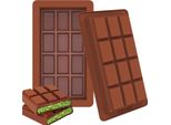 Stampo In Silicone Per Cioccolato Ripieno, Set Di 2 Pezzi