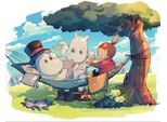 Dipingere Per Numeri Immagini Del Riposo Dei Moomins 50X40 Cm