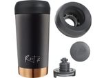 Root7 - Tazza Termica Per Caffè 360 Ml A Prova Di Perdite - Tazza Isolante Tazza Da Tè, Tazza Termica Da Caffè Da Asporto, Rivestimento In Ceramica, Tazza Termica Da Caffè, Caffè