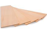 Metrie | Piastra In Legno Massiccio, 258 X 70 X 3 Mm, Faggio, 1 Pezzo