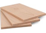 Metrie | Piastra In Legno Massiccio, 125 X 70 X 5 Mm, Faggio, 1 Pezzo