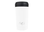 Root7 - Tazza Termica Per Caffè A Prova Di Perdite 360Ml, Tazza Termica Senza Perdite, Senza Bpa, Tazza Termica Per Caffè In Movimento, Dimensioni Compatte, Tazza Isolata Per Caffè Bianca