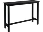 Tavolo Da Bar Happyment Deluxe - Rettangolare - Tavolo Da Bar Per Interni - Struttura In Metallo - Nero - 140X40X100 Cm