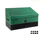 Contenitore Happyment - Contenitore Da Giardino - Resistente Alle Intemperie E All'acqua - 550L - Verde