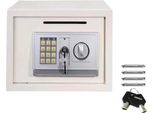 Cassaforte Zyren - Cassetta Di Sicurezza Ignifuga E Impermeabile - Con 2 Chiavi Manuali Di Emergenza - Serratura Elettronica Digitale Con Doppio Sistema Di Sicurezza