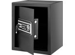 Cassaforte Ignifuga Happyment - Con Chiave E Serratura A Combinazione - 48L - Cassaforte Elettronica - Robusto Alloggiamento In Acciaio Q235 - Nero