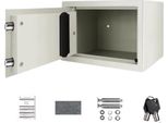 Cassaforte Ignifuga Tavien - Scatola Di Sicurezza Elettronica Da 8,5 L - Cassaforte Digitale E Cassaforte - Cassaforte Antifurto Per Casa E Ufficio