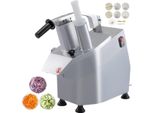 Happyment Affettaverdure Elettrico Professionale - Mandolina E Raspa - Tritatutto Multifunzionale - 6 Dischi Di Taglio - 550 W - 1600 Giri/Min