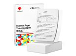 Phomemo A4 Asciugatura Rapida Foglio Singolo Carta Termica Bianca Per Stampanti Termiche Portatili A4 M08F/M832/M833, 8,27" X 11,69"", 200 Fogli/Cartone"